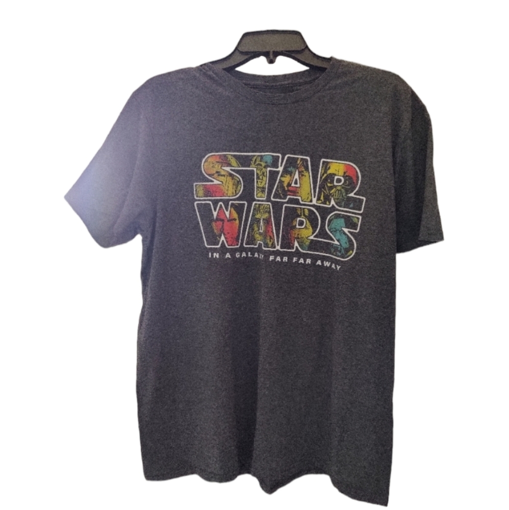 Star Wars T shirt Size L Gray Pre Owned